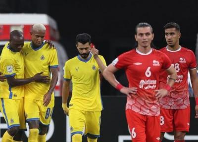 لیگ قهرمانان آسیا، انتها کار تراکتور با شکست مقابل النصر، پرسپولیس تنها نماینده ایران در یک چهارم نهایی